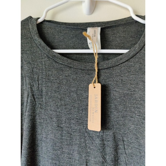 Jardin By Macris Sweater Womens Asymmetrical Hem Flowy Pullover Size  Medium NWT - Picture 3 of 4